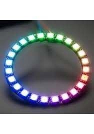 Arduino CJMCU 24 LED'li WS2812 5050 RGB LED Module