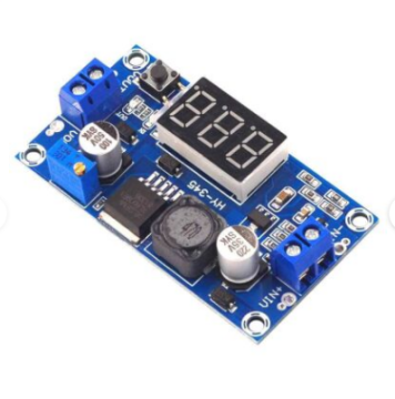 XL6009 4A DC-DC LED Voltmetreli Ayarlanabilir Yükseltici Güç Modülü - LM2577