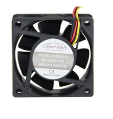 60x60x25 DC FAN 24V 3 KABLOLU