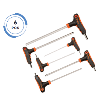 Retta 6 Adet T Saplı Allen Anahtar Takımı