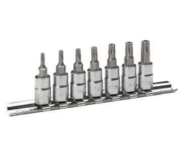 Retta 1/4” lokmalı DELİKLİ torx set - 5 köşe