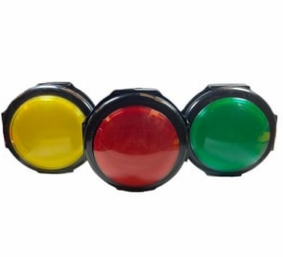 Atari Buton 24mm 12v Led (100mm Kafa)  IC-180J-5