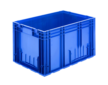 Yanları ve altı kapalı kasa  R-KLT-6436  Dış ebatları:   400x600x360 mm