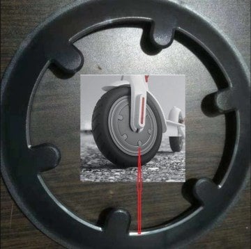 Xiaomi M365 için Motor Kapağı