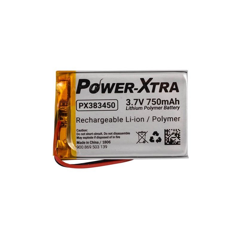 Power-Xtra PX383450 750 mAh Li-Polymer Pil