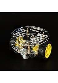 2WD Smart Robot Araba Yuvarlak Şasisi