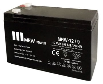MRW POWER  Bakımsız Kuru Aküler  12Volt 9AH