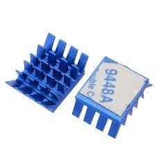 13x14x6mm Yapışkan Bantlı Alüminyum Soğutucu