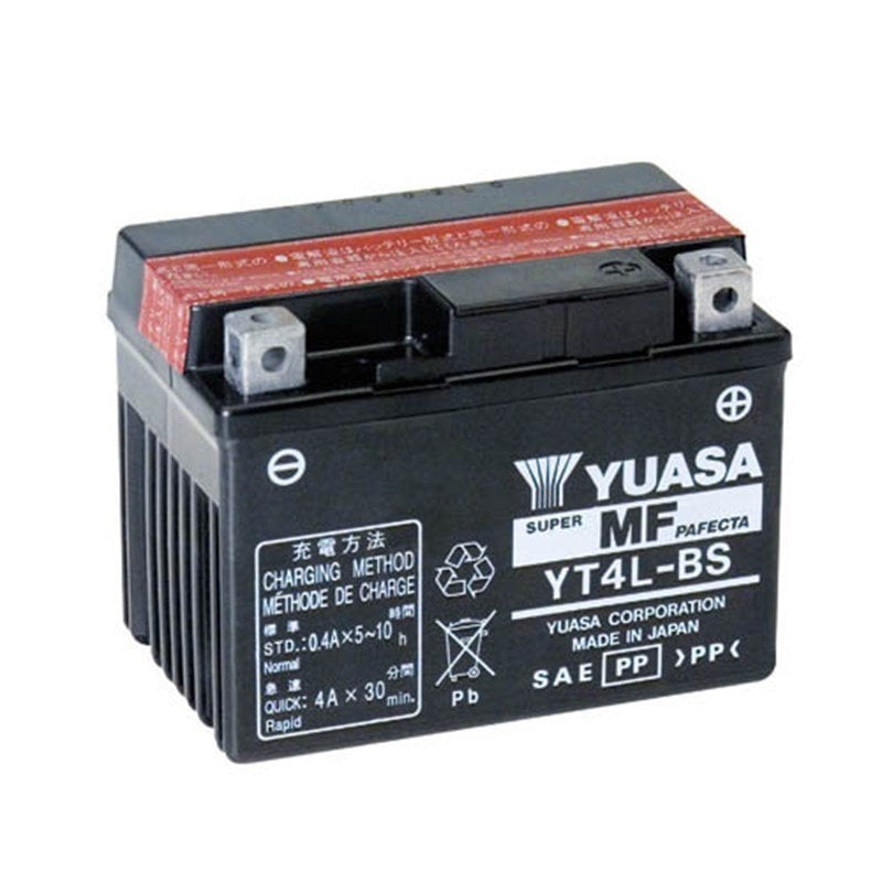 Yuasa YTX4L-BS 12V 3AH Süper MF Motosiklet Aküsü