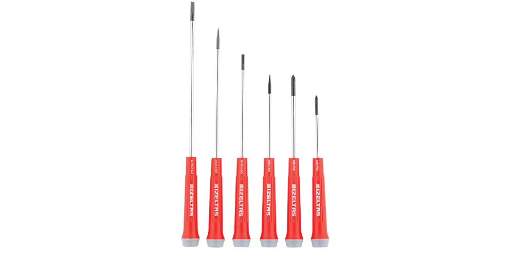 İzeltaş 4500 00 8106 Elektronikçi Tip Klemens Tornavida Seti 6 Parça