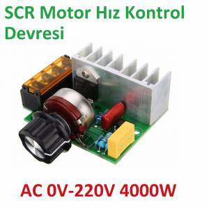 Arduino 4000W 220V AC SCR Voltaj Regülatörü (metal kasasız)