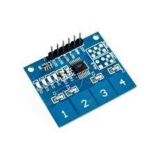 Arduino TTP224 4 Tuşlu Dokunmatik Sensör Modülü