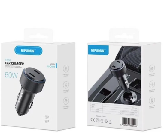 Cepini CA04 2PD 30W+30W Araç Şarj Başlık