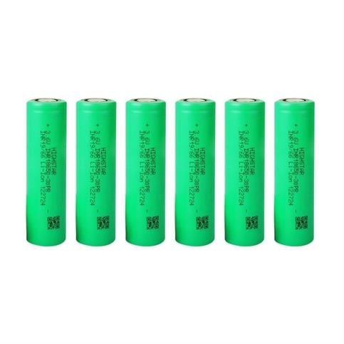 Highstar - ISR18650-3000PR - 3.7V 3000 Mah Li-İon Şarjlı Pil - 30A 6 Lı Paket