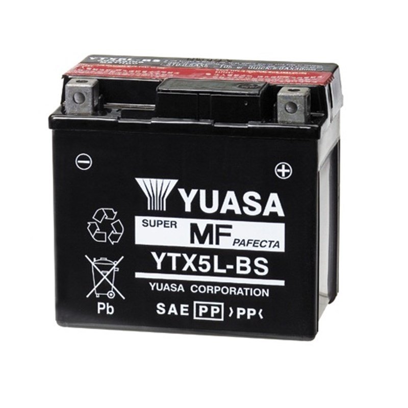 Yuasa YTX5L-BS 12V 4AH Süper MF Motosiklet Aküsü