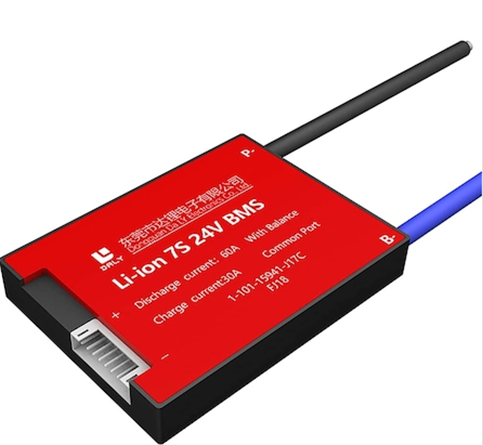 Daly - 7S - 24V - 60A Li-İon 18650 Balans BMS Ortak Port
