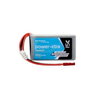 Power-Xtra PX800XL 7.4V 2S1P 800 mAh (15C) Li-Polymer Pil