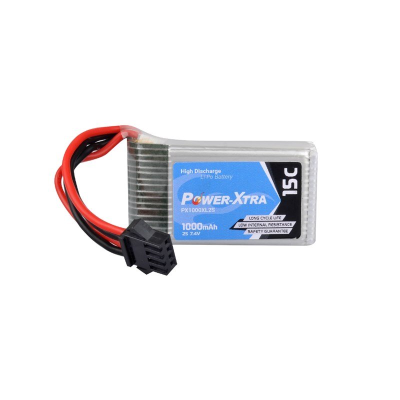Power-Xtra PX1000XL 7.4V 2S1P 1000 mAh (15C) Li-Polymer Pil