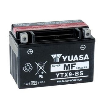 Yuasa YTX9-BS 12V 8AH Süper MF Motosiklet Aküsü