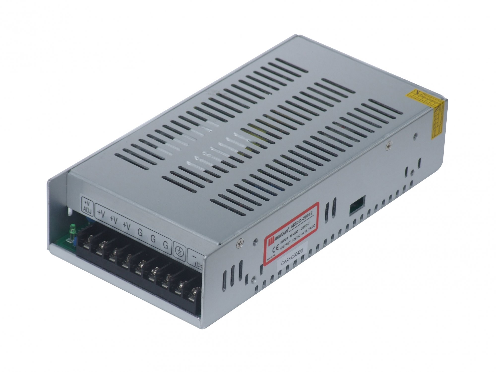 DC/DC Metal Kasa Konventör 12V 16.7A 200W