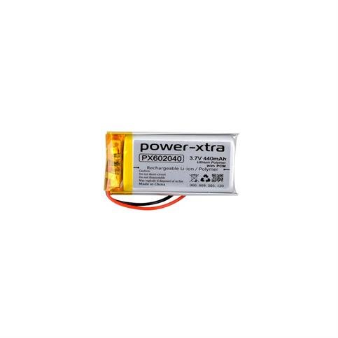 Power-Xtra PX602040 440 mAh Li-Polymer Pil
