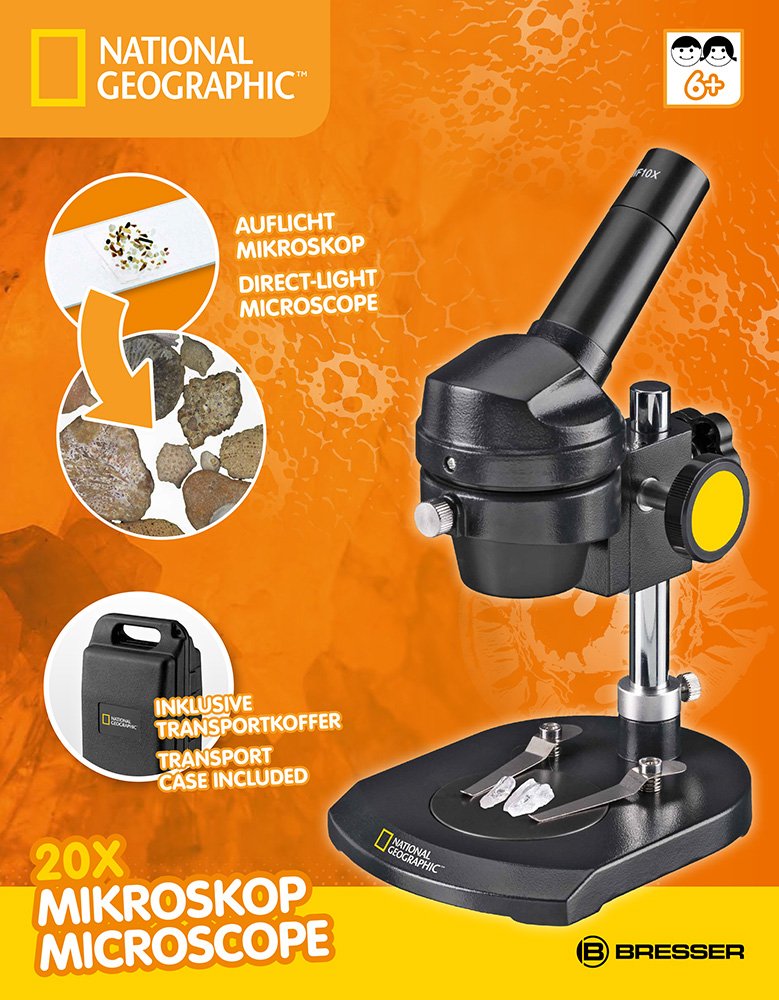 Bresser National Geographic 20x Microscope, monocular