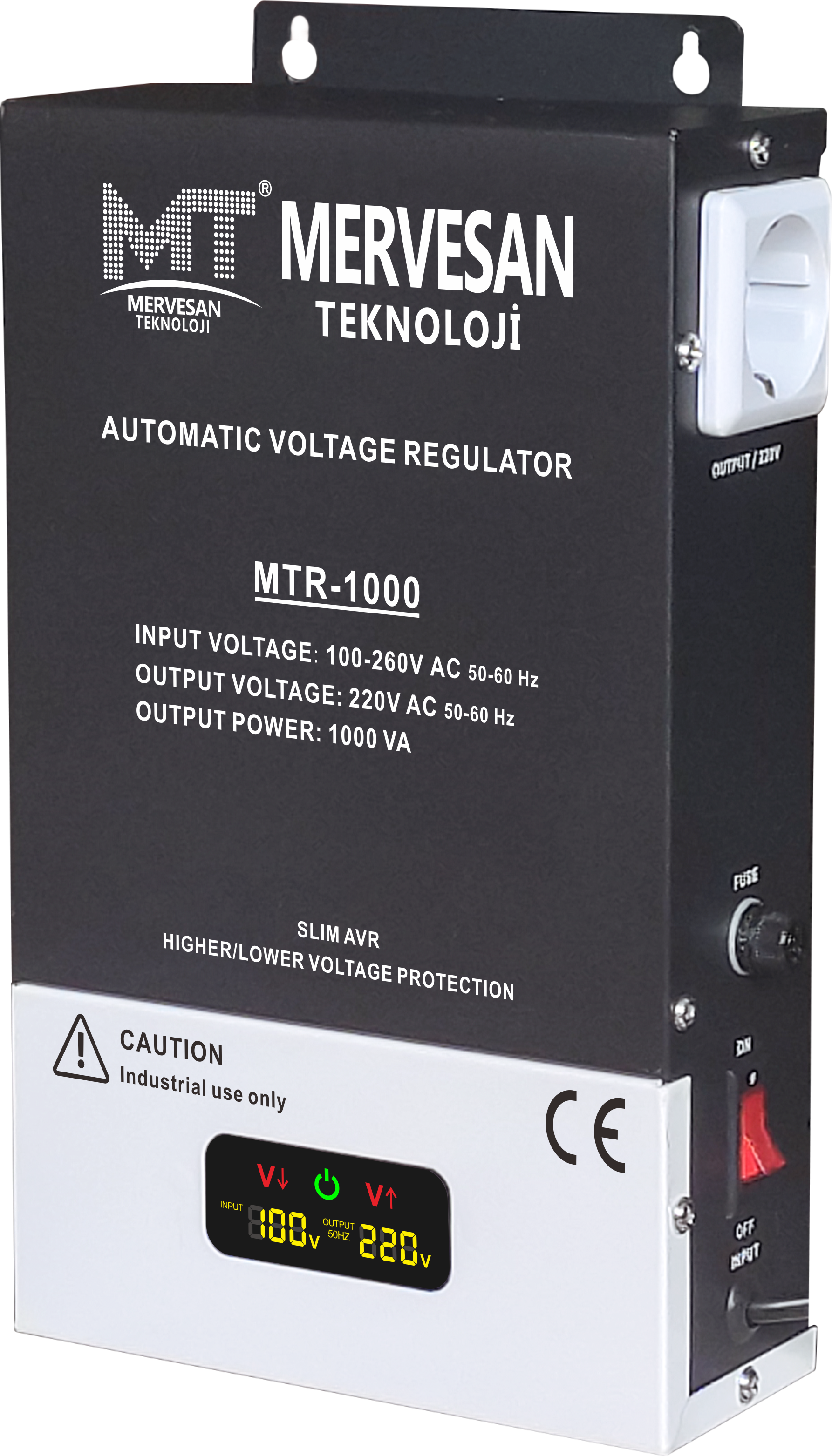 Otomatik Voltaj Regülatürü 100/260V- 220V- 1000VA