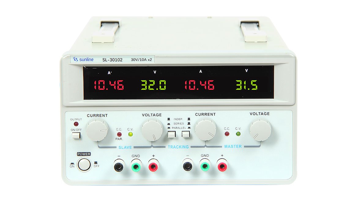 SL-30102 - DC POWER SUPPLY 30V 10A Dual