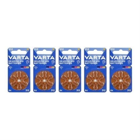 Varta 312 Kulaklık Pili 6Lı Blister 5Li Paket