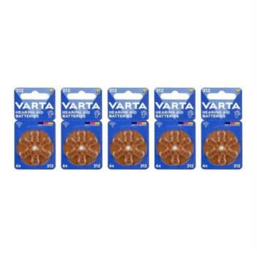 Varta 312 Kulaklık Pili 6Lı Blister 5Li Paket