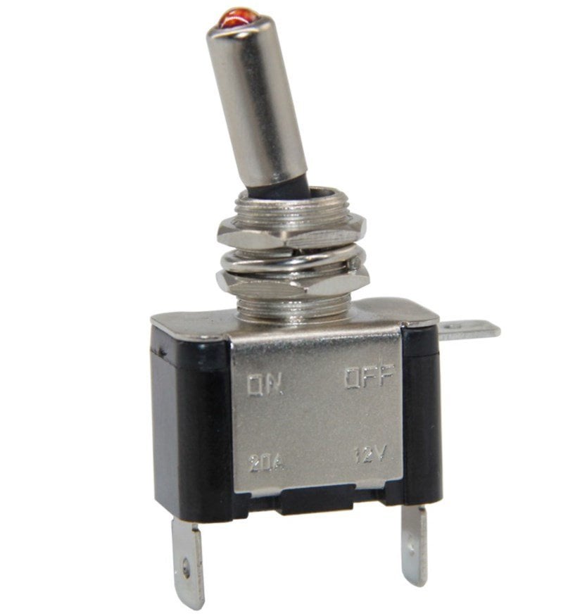 12Volt DC 20Amper Toggle Switch ON-OFF Işıklı IC-151A