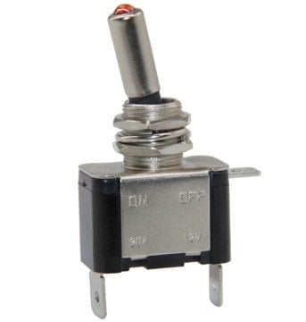 12Volt DC 20Amper Toggle Switch ON-OFF Işıklı IC-151A