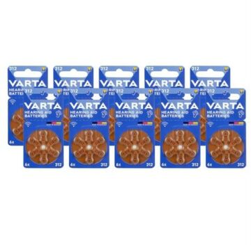Varta 312 Kulaklık Pili 6Lı Blister 10Lu Paket