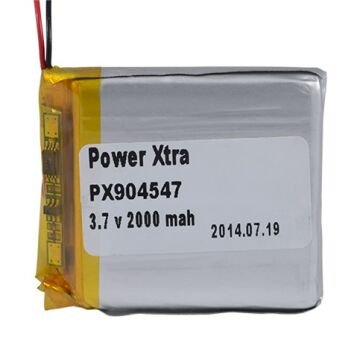Power-Xtra PX904547 - 3.7V 2000 Mah Li-Polymer Pil - Devreli