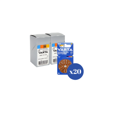 Varta 312 Kulaklık Pili 6Lı Blister 20Li Paket