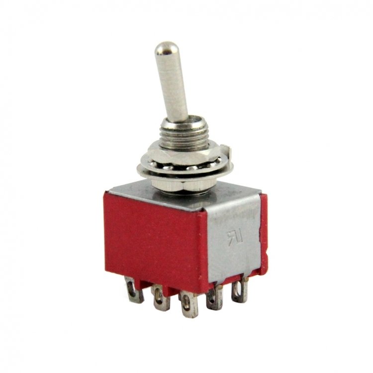 Toggle Switch ON-OFF Ø6mm 9P MTS-302  IC-148A