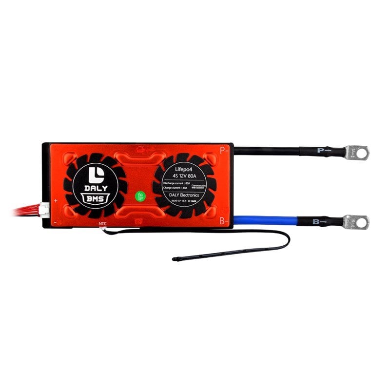 Daly - 4S - 12.8V 80A - LiFePO4 BMS - Balans - Common Port