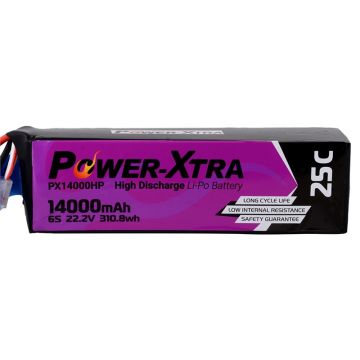 Power-Xtra PX14000HP 22.2V 6S2P 14000 mAh (25C) Li-Polymer Pil