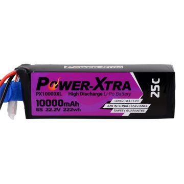 Power-Xtra PX10000XL 22.2V 6S2P 10000 mAh (25C) Li-Polymer Pil