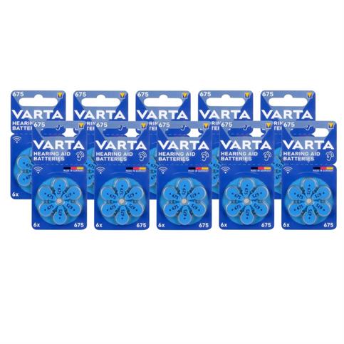 Varta 675 Kulaklık Pili 6Lı Blister 10Lu Paket