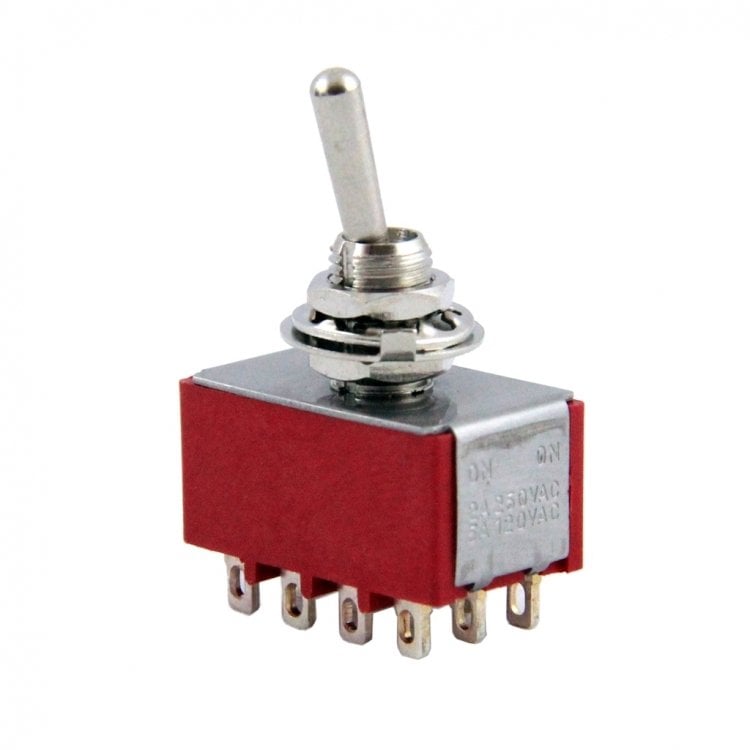 IC-148C Toggle Switch ON-OFF Ø6mm  12P  MTS-402  IC-148C
