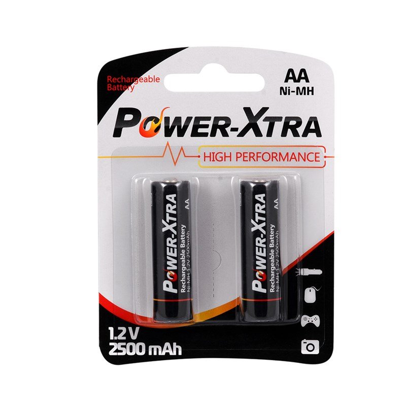 Power-Xtra 1.2V 2500 Mah AA Kalem Şarjlı Pil - 2li Blister