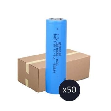 Highstar - ISR18650-1500 - 3.7V 1500 Mah Li-İon Şarjlı Pil - 30A 50 Li Paket