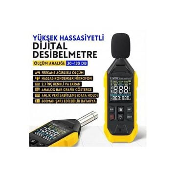 FNIRSI FDM-01 Dijital Gürültü Desibel Ölçer