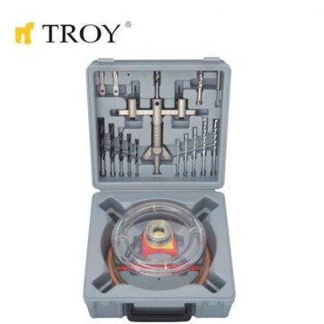 TROY 27491 Vantuzlu Daire Testere Seti (Ø 30-120mm)
