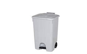 Plastik 85 litre pedallı ve tekerlekli çöp kovası (iç kovasız) ÇK-85