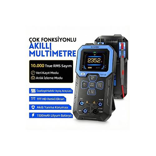 FNIRSI DMT-99 Yüksek Hassasiyetli Çok Fonksiyonlu Akıllı Dijital Multimetre
