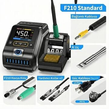 FNIRSI DWS-200 F210 Standart Lehimleme İstasyonu