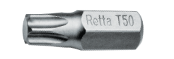 Retta 10 mm Torx Bits Uç T45 - 30mm