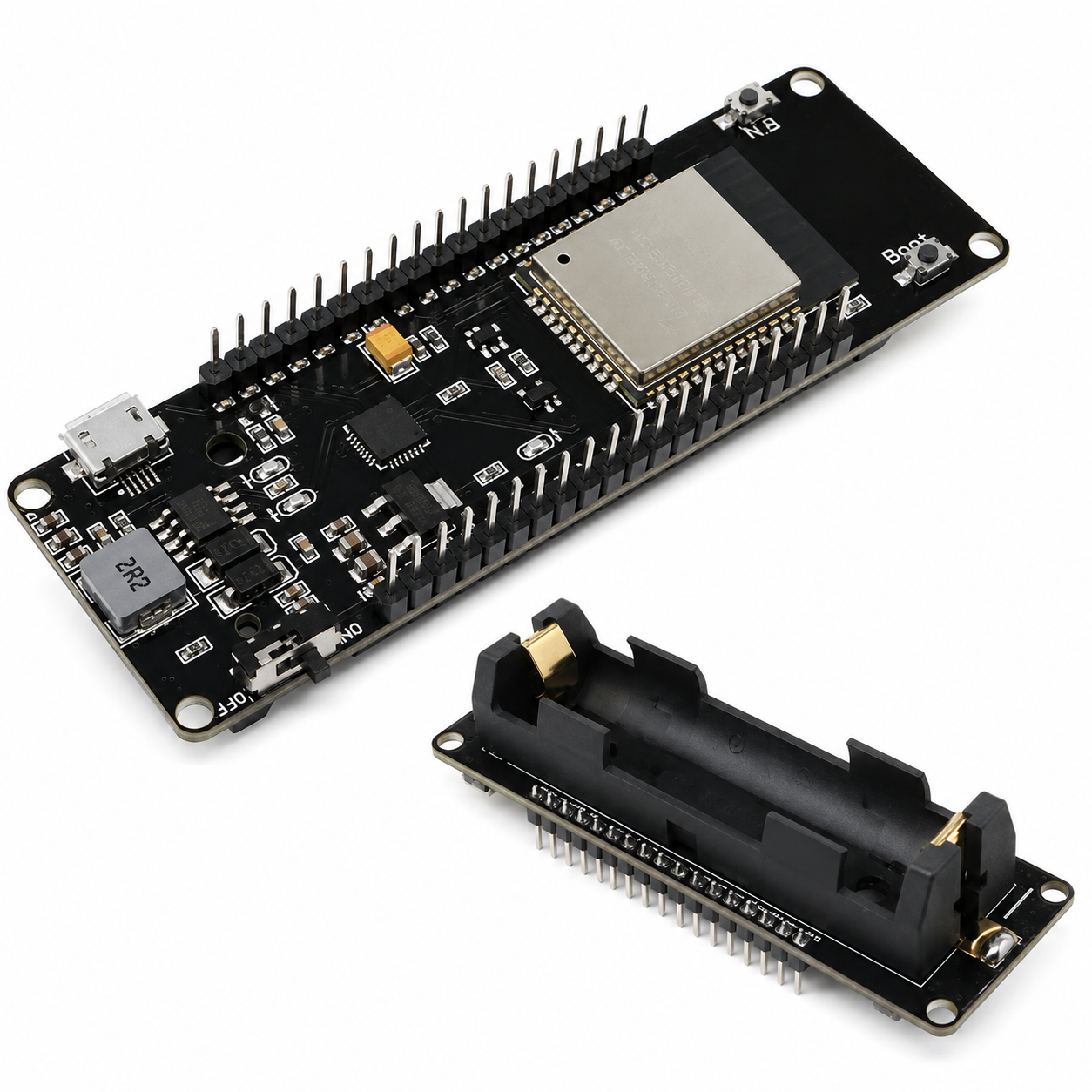 Arduino 18650 Lityum Bataryalı ESP-32S Wifi Board
